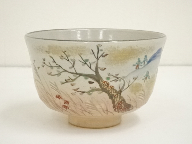 道具 ] - 道具 京焼 橋本紫雲造 色絵風景文茶碗（共箱） | 宗 sou::お